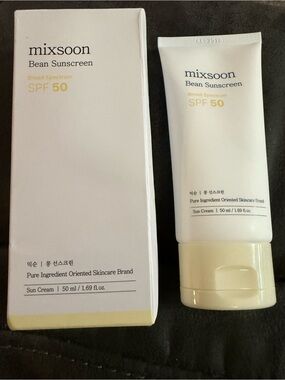 Mixsoon Bean Sunscreen SPF 50- chemical sunscreen, no white cast, hydrating-NEW